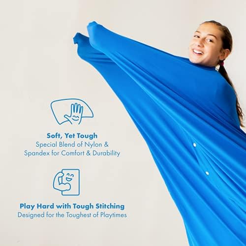 Harkla's Kids Sensory Body Sock - (Extra Large/76cm x 163cm) Sensory Sock Great for Children 5' 2"+ Tall or Adult Use | Helps with ASD & SPD | Sensory Den Fidget Anxiety & Spatial Awareness Aids