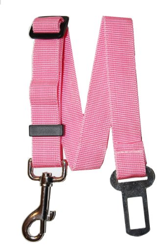 Universel Ceinture de sécurité Laisse Auto Voiture Automobile adaptateur Extender, DE Sécurité réglable Ceinture de retenue pour voyage avec votre chien pour animal domestique - Noir, Bleu, Rose, Violet ou rouge, par Downtown Pet Supply Cover