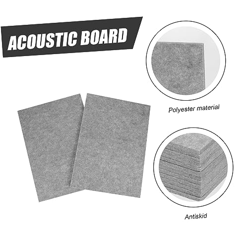 Holibanna 12pcs Tableros Aislantes Acústicos Paneles Absorbentes de Sonido Aislamiento Acústico para Pared Reducción de Ruido para Estudio de Grabación miniatura 6