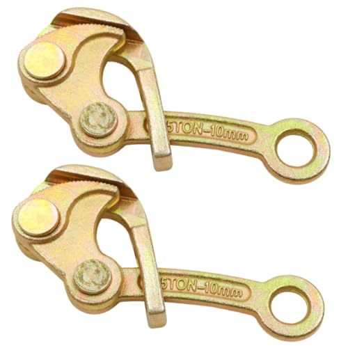 RiNan. カムラー 掴線器 配線通し クランプ 通線 ワイヤー 工具 クリップ 張線器 0.5t 2個セット