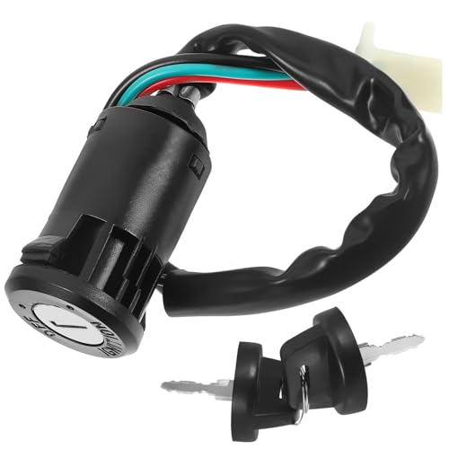 Llave de encendido universal para moto y quad kit de 4 juegos de interruptores metálicos Ciieeo 3