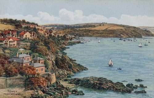 Art Mural Fowey de Castle Hill Alfred Robert Quinton Poster Graffiti Modern