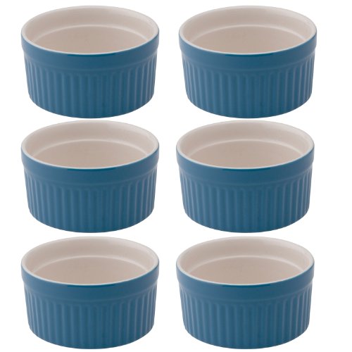 Mrs. Anderson’s Baking Ramekin, Ceramic Earthenware, Blueberry, 2.5-Inch, 2-Ounce Capacity