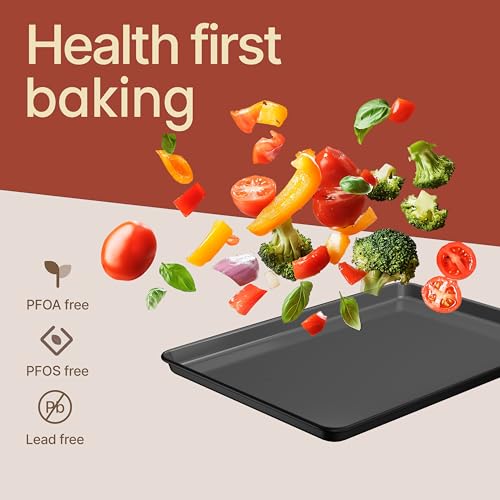 image for BAKKENMASTER Bakken 8-Piece Ceramic Coated Bakeware Sets, Nonstick Alu