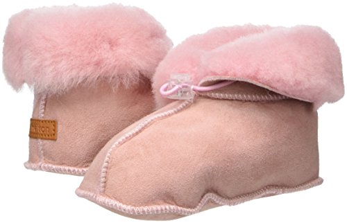 Melton Lammswollschühchen mit Schnellverschluss