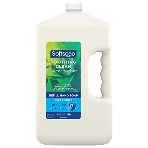 Softsoap Soothing Clean Liquid Hand Soap Refill Aloe Vera Scent 1 Gallon (201900) (792739)