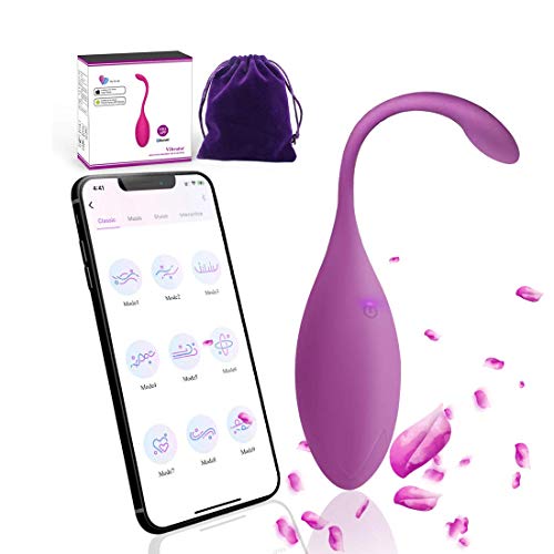 Kegel Ball APP Control Pelvic Floor Muscle Toner Exerciser to Strengthen Weak & Prolapsed Bladder Control，Purple