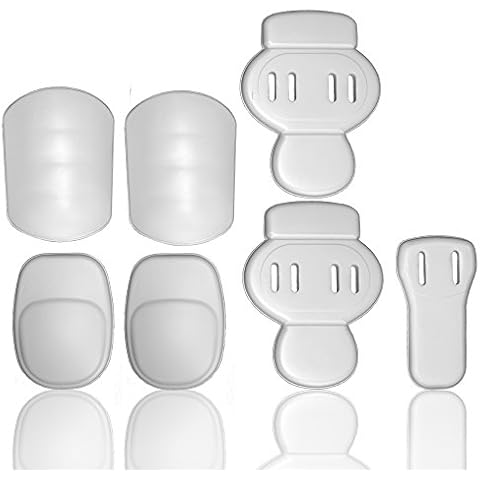 Full Force American Football Schoner 7 Piece Padset GR Junior, Weiß, One Size, FF0207370140 Cover