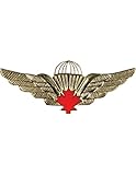 Canadian Jump Wings Gold and Red