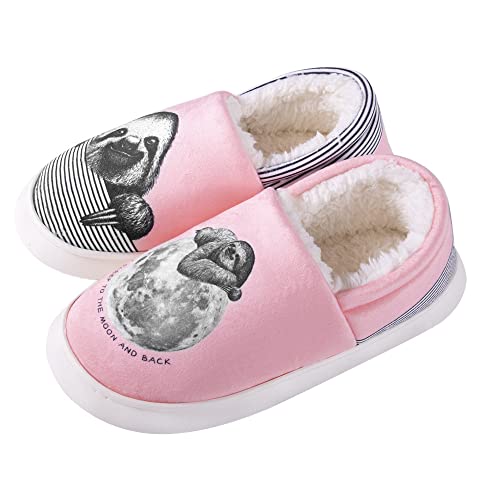 Loong Design Soft Fluffy Womens Slippers With Back Memory Foam House Slippers Cozy Lightweight House Shoes For Women Indoor/Outdoor Rubber Outsole #TOP1