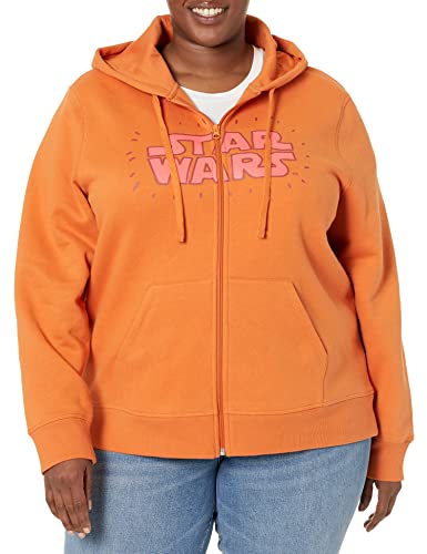 Image of Amazon Essentials Disney | Marvel | Star Wars Women's Fleece Full-Zip Hoodie Sweatshirts (Available in Plus Size)