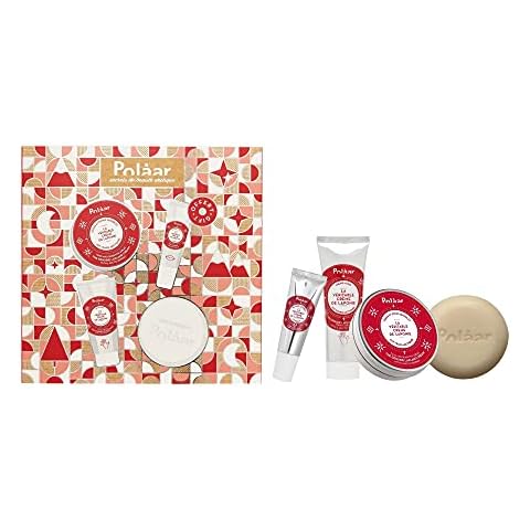 Polåar - Gift Box 4 natural skincare FREE Lip Balm 10ml + Face 50ml + Hands 25ml + Bar Soap 100g - Set The Genuine Lapland Cream - Berries - Christmas beauty - Birthday - mothers' Day, Valentine's Day Cover