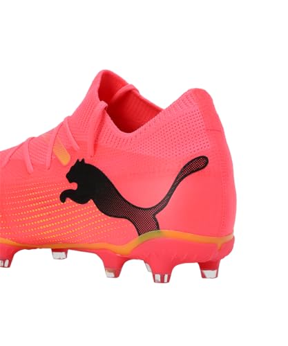 PUMA Herren Future 7 Match Fg/Ag Fußballschuhe, Sunset Glow Puma Black Sun Stream, 47 EU – Ansicht 6