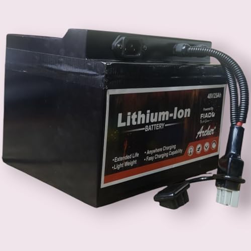 Image of 48V Lithium-Ion (NMC) Battery - 14S Lightweight, Long-Lasting Battery Pack for Electric Vehicles (1, 48V /25Ah) | 1-Year Warranty