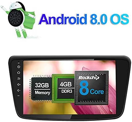 Flynavigo 8 Inch Android 8.0 Octa Core Car Stereo Multimedia Player for Suzuki Baleno 2015- in Dash Car Radio Head Unit with Bluetooth GPS Navigation Support FM AM WIFI/3G 1080P Video USB