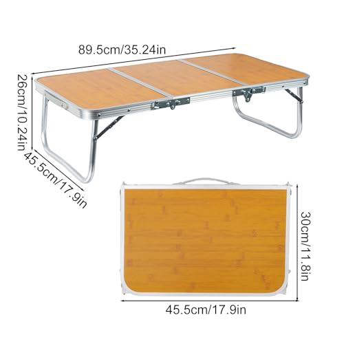Table de camping pliable et légère pour excursion et activités de plein air