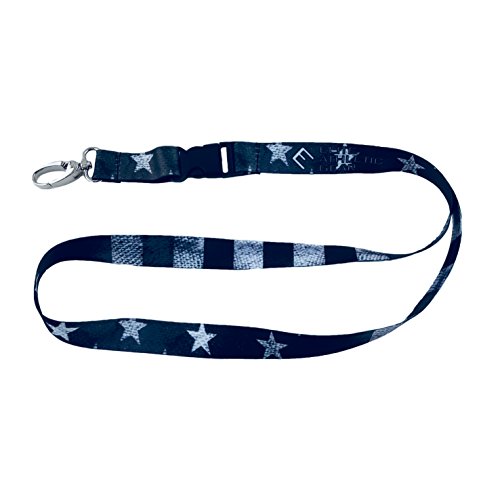 Shadow Old Glory USA Flag Lanyard - Detachable Buckle and Upgraded Clasp for Keys, ID Card, Name Holder, etc.
