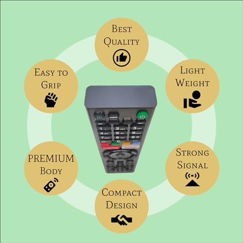 Image of ZEIVA Compatible with Sony Bravia Smart Tv Remote A-Without Voice -Hot Keys Netfix and Go0Gle Play, Use for LCD LED OLED QLED UHD 4K (RM - 1351)