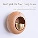 Japanese Style Dopamine Door Bell, Door Open Chime Brass Bells, Door Chimes When Door Opens For Home, Shopkeepers Bell For Door Opening (Black walnut)