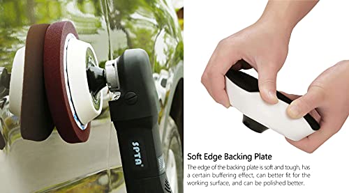 Image of DIY Crafts 3x, 7 inchinch Backer Pad, High RPM Backer Pad Only For UR Kit Car Buffers Polishers Polishing Wheel Foam Ball Buffing Sponge Ball Wheels Hub Care Metal Plastic Ceramic (3x, 7 inchinch Backer Pad)