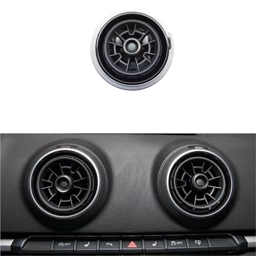Rejilla de ventilación central de coche compatible con A3 Cabriolet modelos 2017-2021 4