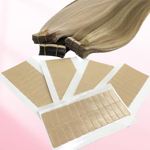 goo goo hair extension tape double sided adhesive replacement tape professional strong tapes for tape in hair extensions 72pcs 16  03inch per piece