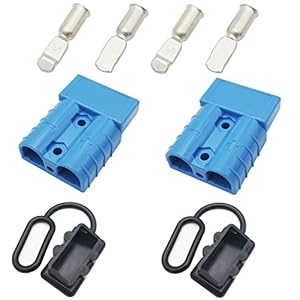 CESFONJER Batterijaansluiting 50 A stekker – Quick Connect batterij connector snelaansluiting stekker voor auto camper caravan motorfiets boot zonne-installaties