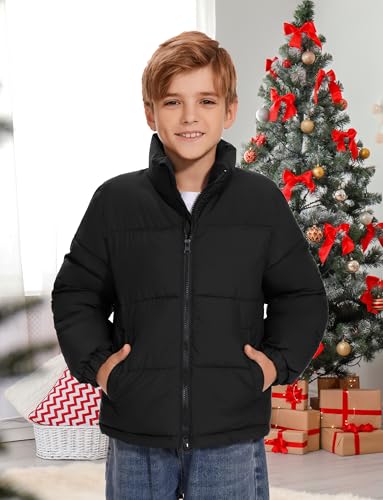 Kids Boys' Girls Winter Coat Puffer Jacket Water-Resistant Insulated Fashion Colorblock Quilted Bubble Outerwear3