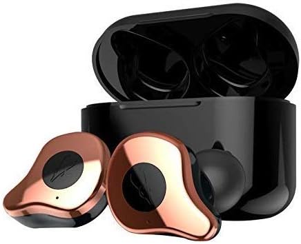 Linsoul Sabbat E12 Ultra TWS Bluetooth 5.0 True Wireless HiFi Earbuds, Sweatproof Noise Canceling Earphones with Built-in Mic for Sports Running (Copper)