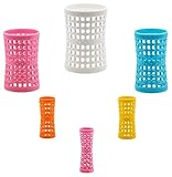 Hourglass Hair Rollers - White