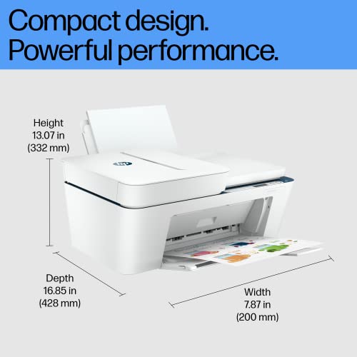 HP Deskjet 4123 Printer, Automatic Document Feeder, Copy, Scan, USB, Simple Setup Smart App, Ideal for Home. view 2