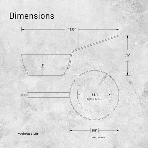 De Buyer Mineral B Country Padella Profonda 24Cm - 7