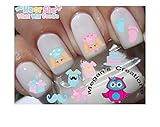 Baby Shower Gender Reveal Boy or Girl Nail Art Decals