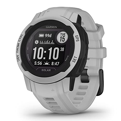 Playbetter Garmin Instinct 2S Solar (Mist Gray) Rugged Gps Smartwatch | Gift Box Bundle Tpu Screen Protectors, Car/Wall Adapters & Hard Case | Outdoor Watch With Compass & Heart Rate | S/M, 40Mm #TOP1