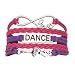 Dance Charm Bracelet- Girls Dance Jewelry - Perfect Gift For Dance Recitals, Dancers and Dance Teams