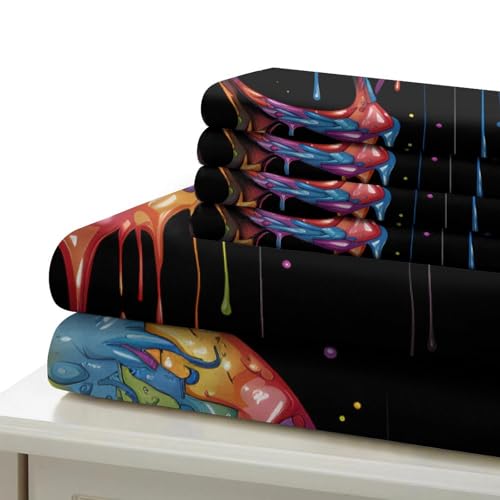 Housse de couette 3D imprimé microfibre respirant 135x200 - 7