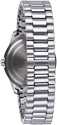 Timex Men's South Street Sport 36mm Watch – Silver-Tone Case Blue Dial with Silver-Tone Stainless Steel Expansion Band