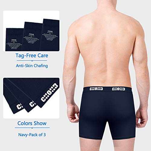 Image of Men's Underwear Micro Modal 3 Pack Boxer Briefs Men Fly