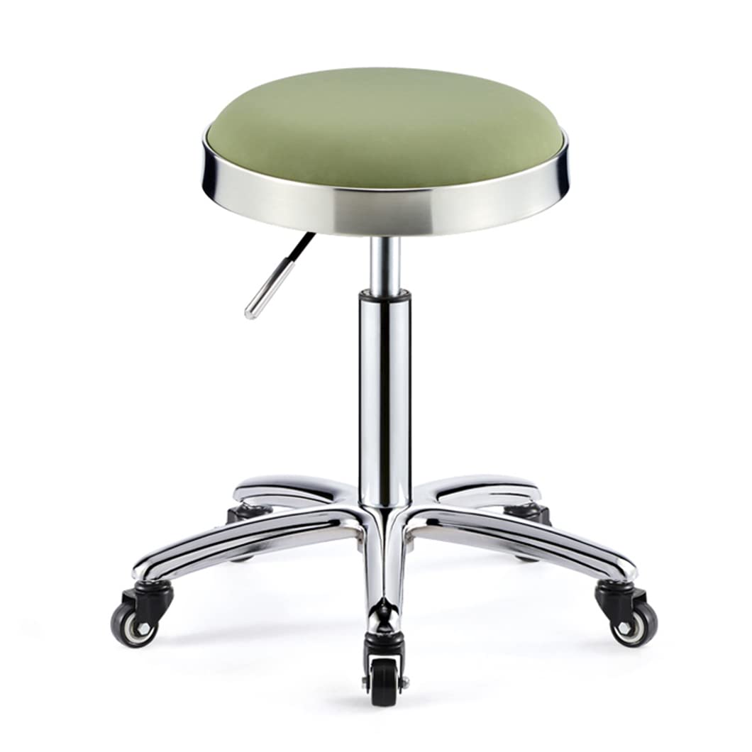 Tabouret en cuir synthétique robuste ZHOUXIAO vert haute capacité 440 kg