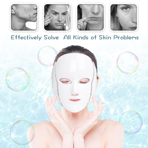 Hxdzfx HK207 Led Facial Light Therapy Mask-Led Face Mask Light Therapy thumb #1