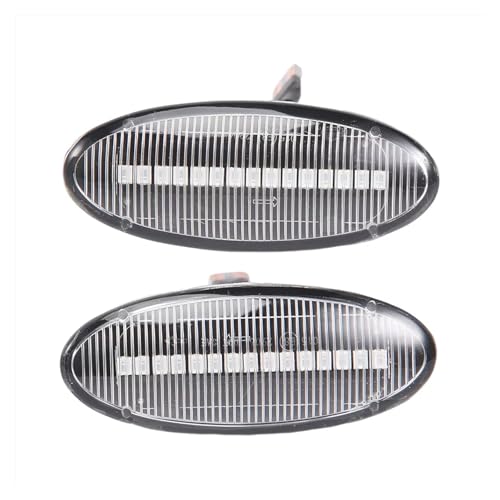 Feu de marqueur latéral LED dynamique blanc haute visibilité pour Nissan Qashqai J10