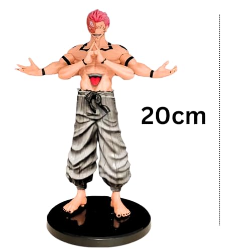 Image of FUNFOB Ryomen Sukuna Action Figure Height-20cm Collectible for Anime Fans PVC Multicolour | Saku-naa