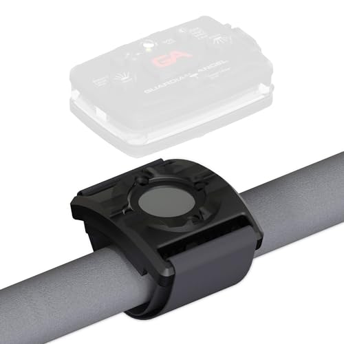 Guardian Angel Bike/Rail Strap Mount Accessory – Magnetic Mount with Screw-in Feature – Rubber Backing and Velcro for Extra Secure Grip – for Bike, Rail, Bar, Post & More