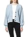 Produktbild Scotch & Soda Maison Damen Flauschiger Cardigan im Boxy Fit Strickjacke, French Blue Melange 4216, XL