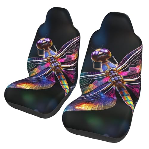 Housse de siege auto libellule coloree pour embellir vos trajets quotidiens