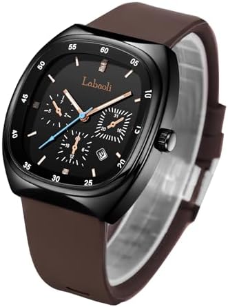 Watch, Women's Watch, Stylish and Versatile Easy-to-Read Women's Wristwatch with Silicone Strap Quartz Watch