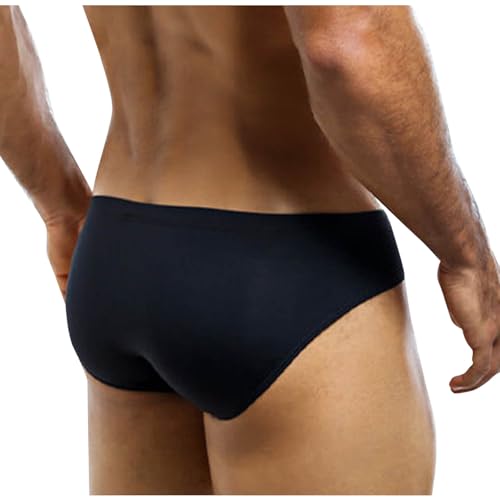 Low Rise Briefs for Men Stretch Breathable Lightweight Soft Underwear Solid Panties Comfortable Fit Underpants 20254
