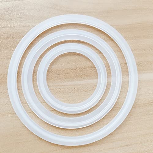 Virola de triple abrazadera de silicona tira de sellado del anillo de junta 10x 5