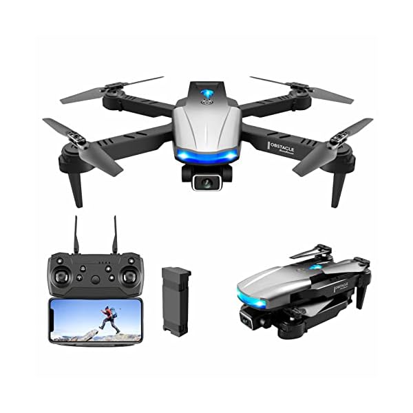 ZzCityTK S85 Pro Rc Mini Drohne 4k Profesional HD Dual Camera Fpv Drohnen mit Infrarot Hindernisse umgehen Rc Helikopter… – Bild 3