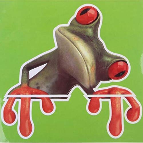 Utenew 3D Cute Peep Frog Funny Car Stickers Truck Window Vinyl Decal Graphics Auto 2Pcs #TOP6